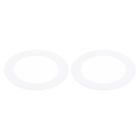 2pcs 3.2" ID 4.5" OD Goof Rings for Recessed Light Gloss White Goof Trim Ring