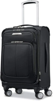 Samsonite Solyte DLX 20 inch Softside Expandable Spinner Luggage Carry On Black - Image 1 of 4