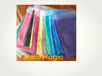 Mica Powder Pearl Pigments 10 X 1g Sample Bags Set Candle Making/ Cosmetics - Image 1 of 4