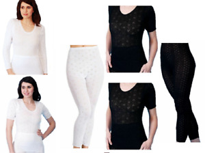 Ladies Snowdrop Thermal Underwear - cotton soft Vest Tops & pantee, Long Johns