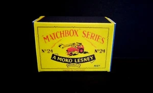 Matchbox Lesney Moko 24a Weatherill Hydraulic Excavator Reproduction Box only - Picture 1 of 2