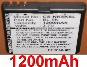 BATTERIE 1200mAh Type BL7203 BL-5K For Fly IQ4413 - Photo 1 sur 1