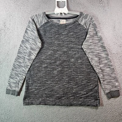 Suéter Champion Mujer Grande Tejido Negro Blanco Algodón Foto 1 de 4