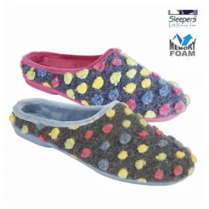 Zapatillas de mula tejidas manchadas Sleepers AMY LS312 calidad - Imagen 1 de 5