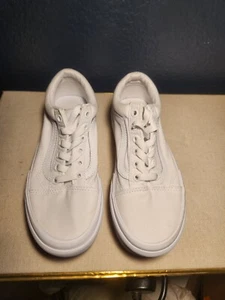 Vans Old Skool Stackform Stacked Platform Shoe Size 5 Sneaker Cream White - Picture 1 of 5