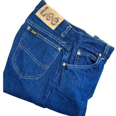 Pantalones de mezclilla Lee de colección años 90 tiro alto lavado medio pierna ancha mamá 13M (28x31) retro EE. UU. Foto 1 de 4