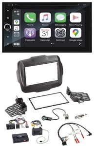 Blaupunkt USB DAB Bluetooth 2DIN TMC Lenkrad Navigation für Jeep Renegade ab 201 - Bild 1 von 12
