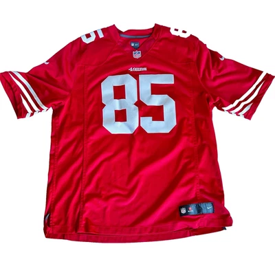 Camiseta Nike Juvenil XXL Roja Vernon Davis 85 SF 49ers NFL Foto 1 de 4