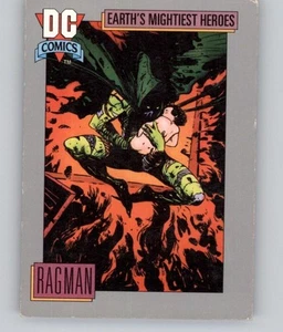 DC Comics Ragman #72 Superhero Gotham Stats Character Profile Trading Card - Imagen 1 de 2