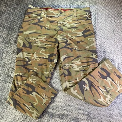 Pantalones cargo Wrangler camuflados al aire libre para hombre 38x30 nailon spandex bolsillos con cremallera Foto 1 de 4