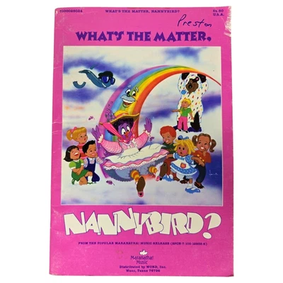 What's the Matter Nannybird? Choral Songbook Maranatha Christian Music Play 1985 - Image 1 of 4