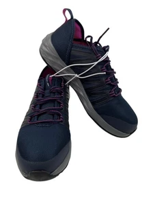 Reebok Steel Toe Work Shoes Astroride RB308 Navy Blue Memory Foam Womens 8M - Picture 1 of 14