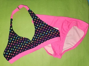 OP Polka Dot Bathing Suit Girls Size Large 10-12 - Picture 1 of 1