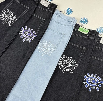 2025 ADWYSD Always Do What You Should Do Retro High Street Loose Casual Jeans UK