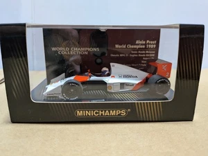 MINICHAMPS 436 890002 Alan Prost WORLD CHAMPION 1989 Mclaren MP4/5 1/43 - Picture 1 of 10