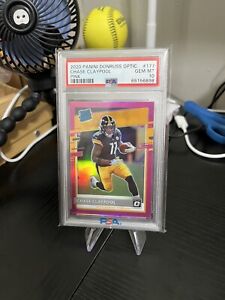 Chase Claypool 2020 Donruss Optic Rated Rookie Pink Prizm PSA 10 Steelers