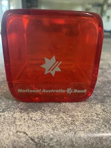 Money Box NAB Red Cube - Picture 1 of 9