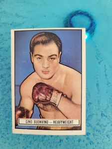 1951 Topps Ringside Boxing #7... Gino Buonvino... EX - Imagen 1 de 2