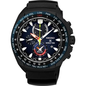 SEIKO Prospex SSC551P1 Solar GMT Chronograph Black Dial - Picture 1 of 4