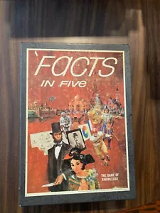 Facts in Five Das Spiel des Wissens 1967 3M Company Familien Brettspiel - Bild 1 von 6
