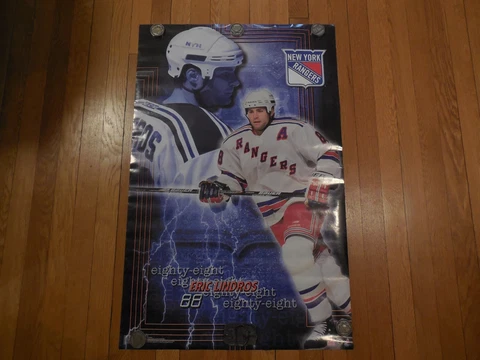 eric lindros - new york rangers 2001 starline poster Cover