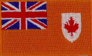 50 Pcs Grand Orange Lodge of Canada Flag Embroidered Patches 2.5"x1.5"  iron-on - Picture 1 of 1