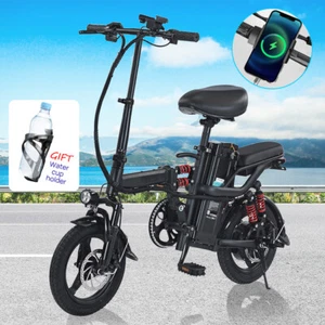 Electric Bike 1000W 50km/h Adult Folding E Bike Scooter Adult Commuter Bicycle - Picture 1 of 15