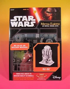 Star Wars R2-D2 3D Metal Tierra Acero Modelo Kit Fascinaciones Lucasfilm NUEVO - Imagen 1 de 5