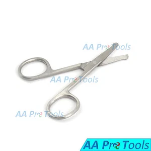 New Mustache Ear Nose Hair Scissors 3.5" Trimmer Tip Premium Instruments - Picture 1 of 2