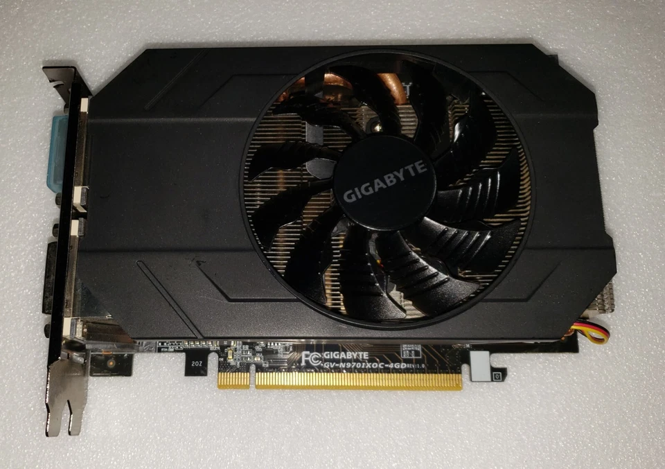 Gigabyte NVIDIA GeForce GTX 970 4GB DDR5 SDRAM Graphic Card (GV-N970IXOC-4GD) - Image 1 of 3