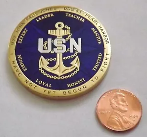 Challenge Coin - US Navy - Chief Petty Officer - USS J. P. Jones - DDG-53 - Picture 1 of 2
