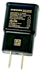 Samsung EP-TA50JBE USB Wall Charger Travel Adapter 5V 1.55A for Galaxy S6 S8 S9 - Picture 1 of 12