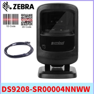 Zebra Symbol DS9208-SR00004NNWW Wired Barcode Scanner Reader W/ USB Cable 1D/2D - Afbeelding 1 van 9