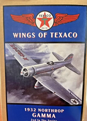Ertl B223 1:48 1994 Wings Of Texaco #2 - 1932 Northrop GAMMA Airplane Coin Bank - Image 1 of 4