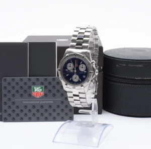 ▶️【N MINT/Box】 TAG HEUER Professional 2000 CK1112-0 Blue Quartz Mens Watch JAPAN - Picture 1 of 19