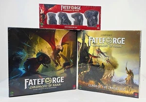 FATEFORGE: CHRONICLES OF KAAN / KICKSTARTER DELUXE ED+EXPANSIONS-EMPERORS PLEDGE - Picture 1 of 1