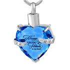 Cremation Jewelry Urn Necklace For Ashes Memorial Keepsake Necklaces Pendant