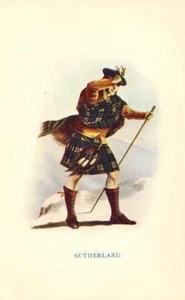 CLAN SUTHERLAND; R R McIan, original print 1899 - Picture 1 of 1
