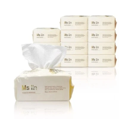 12 Pacchi Asciugamani Monouso in Tessuto, Rimuovere il trucco, Turismo, Albergo. - Bild 1 von 4