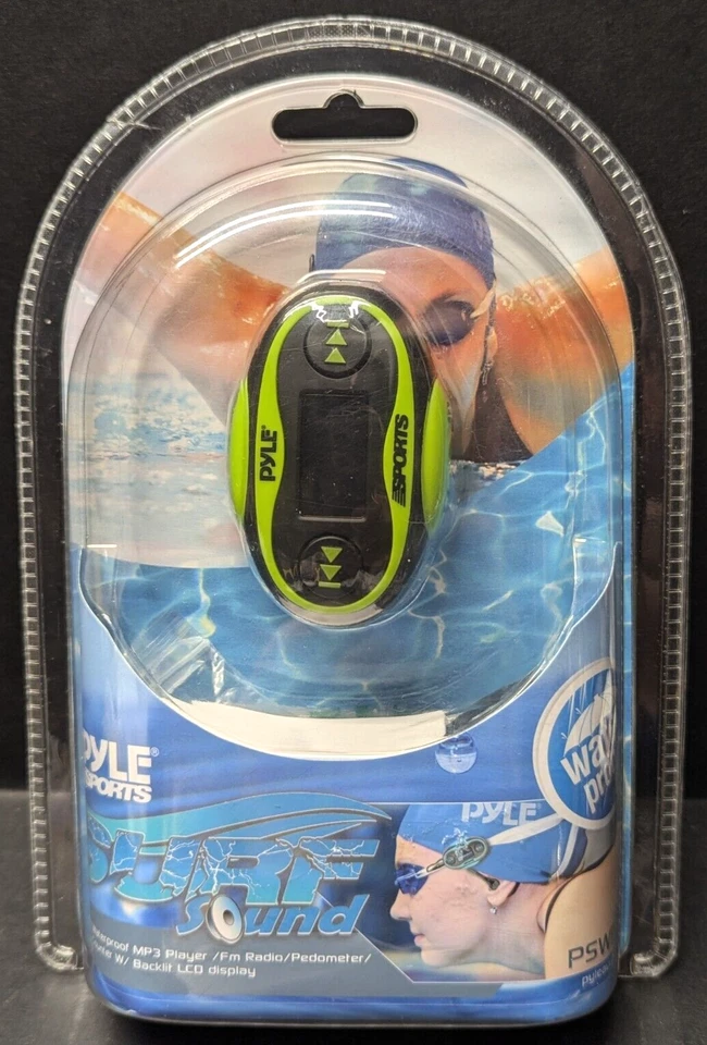 Pyle Sports Surf Sound 4GB Waterproof MP3 Player/FM Radio LCD Display Rare NOS - Image 1 of 2