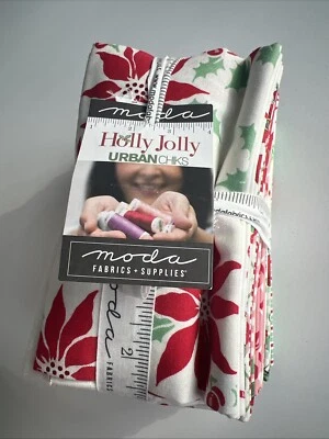Moda Fabrics Holly Jolly 26 Fat Eighth Bundle 31180F8 Christmas Urban Chiks - Image 1 of 4