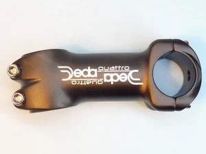 Deda Quattro Negro 31 - Potencia del manillar de bicicleta de 9 cm - NOS - Imagen 1 de 4