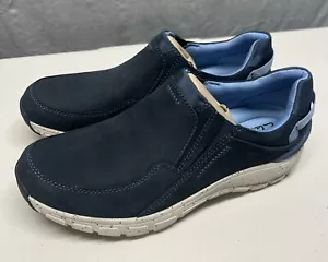 Mujer Clarks Wave Plateau Azul Marino/Nubuck Talla 8 Ancho - Imagen 1 de 8