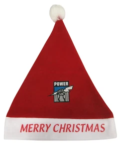 Port Adelaide Power Official AFL Felt Christmas Hat Novelty Santa Decoration - Imagen 1 de 1