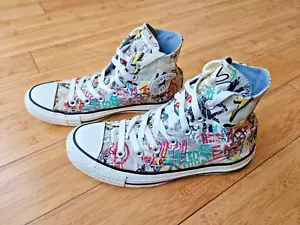 Converse Chuck Taylor All Star Graffiti Canvas Shoes Size UK M 5 - W 7 - Picture 1 of 9