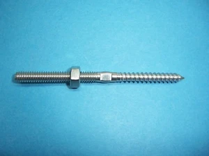 Perno de suspensión de acero inoxidable tipo 316 rosca de retardo de 1/4" y rosca de 1/4" - 20 UNC - Imagen 1 de 1