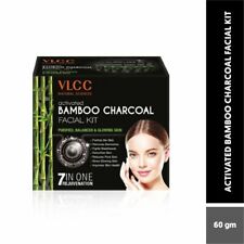 VLCC Activated Bamboo Charcoal Facial Kit 7 In 1, 60gm/2.12 oz (Pack of 1)