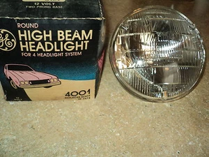 HEADLAMP 12V GE NEW 4001 HEADLIGHT  - Picture 1 of 1
