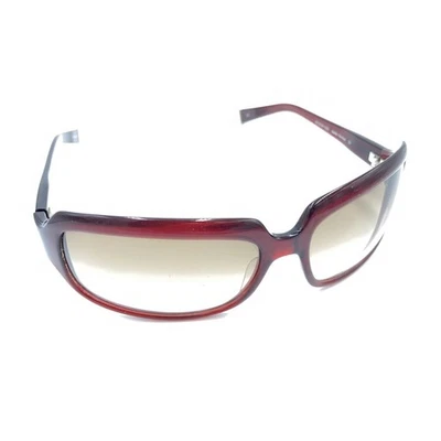 Gafas de sol Oliver Peoples Bella-Donna rojas envolventes de gran tamaño lentes marrones 61-19 120 Foto 1 de 4