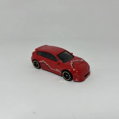 Hot Wheels 2022 HW Hatchbacks Red Subaru WRX STI Loose - Image 1 of 4
